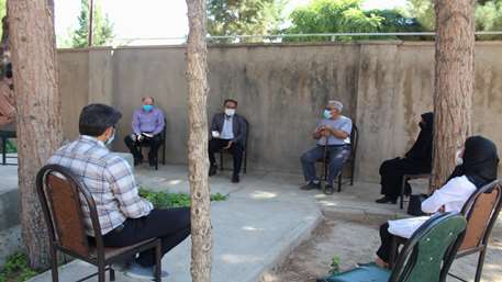  تشکیل جلسه هماهنگی سالک در خانه بهداشت روستای حسن آباد شهرستان دامغان